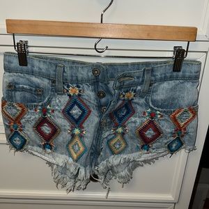 Carmar Embroidered Shorts